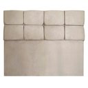Ver imagem 3 de Cabeceira Queen 1,60m Nina Suede - Pallazio - Azul Marinho