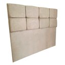 Ver imagem 5 de Cabeceira Queen 1,60m Nina Suede - Pallazio - Azul Marinho