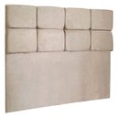 Ver imagem 1 de Cabeceira Queen 1,60m Nina Suede - Pallazio - Azul Marinho