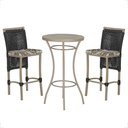 Ver imagem 1 de Mesa Bistrô e 2 Banquetas Roma Fendi Corda Náutica Estofado 6 Trama Original
