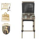 Ver imagem 4 de Mesa Bistrô e 2 Banquetas Roma Fendi Corda Náutica Estofado 6 Trama Original