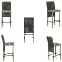 Ver imagem 5 de Mesa Bistrô e 2 Banquetas Roma Fendi Corda Náutica Estofado 6 Trama Original