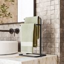 Ver imagem 7 de Kit para Banheiro 3 Peças Luxe em Aço D09 Preto - Mpozenato