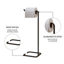 Ver imagem 6 de Kit para Banheiro 3 Peças Luxe em Aço D09 Preto - Mpozenato
