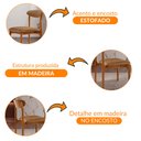 Ver imagem 5 de Conjunto com 2 Cadeiras Noronha em Madeira Maciça para Sala de Jantar Moderna Mobília
