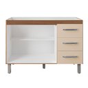 Ver imagem 3 de Balcao P/ Pia sem Tampo Bianca 120 Cm Savana Off White Mobbs