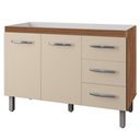 Ver mais imagens de Balcao P/ Pia sem Tampo Bianca 120 Cm Savana Off White Mobbs