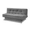 Sofá Cama 1,80m Flórida Suede Cinza Mirra Decor - 5