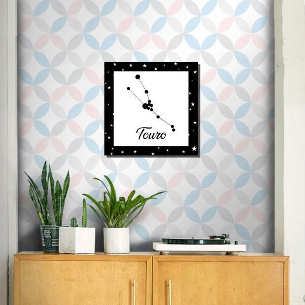 Quadro Zodíaco Constelação Signo Touro 1 peça - 2