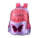 Ver imagem 1 de Mochila Escolar Teen Paetê Lantejoulas Muda De Cor - Princess - Luxcel - Rosa