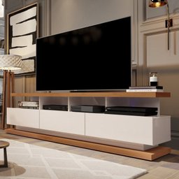 Conjunto para Sala de Estar Rack com Painel 180cm para TV até 72 Polegadas Vivare Giga Móveis - 5