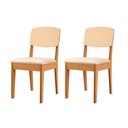 Ver imagem 1 de Conjunto com 2 Cadeiras Mdf Copper Premium para Sala de Jantar Moderna Mobília