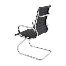 Cadeira Fixa Interlocutor Charles Eames Esteirinha 11a:preto - 4