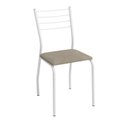 Ver imagem 3 de Conjunto de Mesa Completo com 4 Cadeiras Estofadas Cmc1010br Kappesberg Crome
