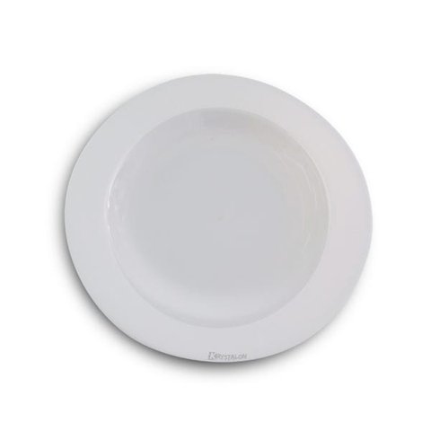 Jogo de 4 Pratos Fundo Melamina 25cm KrystalON