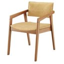Ver imagem 2 de Cadeira para Sala de Jantar Estar Living Giorgia L02 Couríssimo Casco Fendi - Lyam Decor