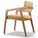Ver mais imagens de Cadeira para Sala de Jantar Estar Living Giorgia L02 Couríssimo Casco Fendi - Lyam Decor