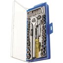 Ver imagem 4 de Jogo de Soquetes e Bits c/ Chave Catraca 1/4 e 3/8 POL com 40 Peças 8ZI EDA