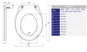 Ver imagem 2 de Assento Sanitário Almofadado Universal Cipla - Caramelo