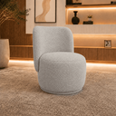 Ver imagem 1 de Poltrona Decorativa Bia Bouclê Confortável Elegante Orgânica