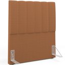 Ver imagem 2 de Cabeceira Cama Box Solteiro 100 cm Dália W01 Bouclê Terracota - Lyam Decor