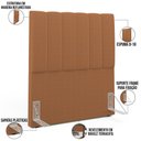 Ver imagem 3 de Cabeceira Cama Box Solteiro 100 cm Dália W01 Bouclê Terracota - Lyam Decor
