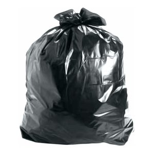 Saco de Lixo 40 Litros Resistente Forte 100 Unidades Cor:preto