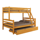 Ver imagem 6 de Treliche Casal Madeira Cama Auxiliar Solteiro Escada:Mel