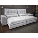 Ver imagem 2 de Sofá Bergamo 2,50m Retrátil e Reclinável Linho Soft Prata - Netsofas