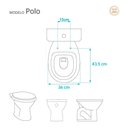 Ver imagem 2 de Tampa de Vaso Sanitário com Amortecedor Polo Marfim (Bege) para bacia Hervy