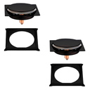Ver imagem 1 de Kit C/2 Ralo e Porta Grelha Inox Piso Click 15x15 Cm Preto