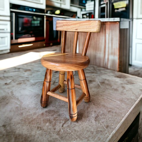 Kit 2 Banquinhos Cadeirinha Encosto Infantil Banqueta Pequena Madeira Maciça Cadeirinha Criança