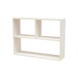 Nicho com Prateleira Divisória para Decoração, Quarto, Sala, Cozinha, Escritório - Cor Branco - Cód. - 1