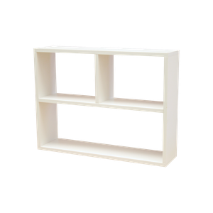 Nicho com Prateleira Divisória para Decoração, Quarto, Sala, Cozinha, Escritório - Cor Branco - Cód.