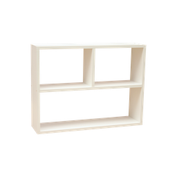 Nicho com Prateleira Divisória para Decoração, Quarto, Sala, Cozinha, Escritório - Cor Branco - Cód. - 2