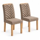 Ver imagem 3 de Conjunto 2 Cadeiras para Sala de Jantar Carol