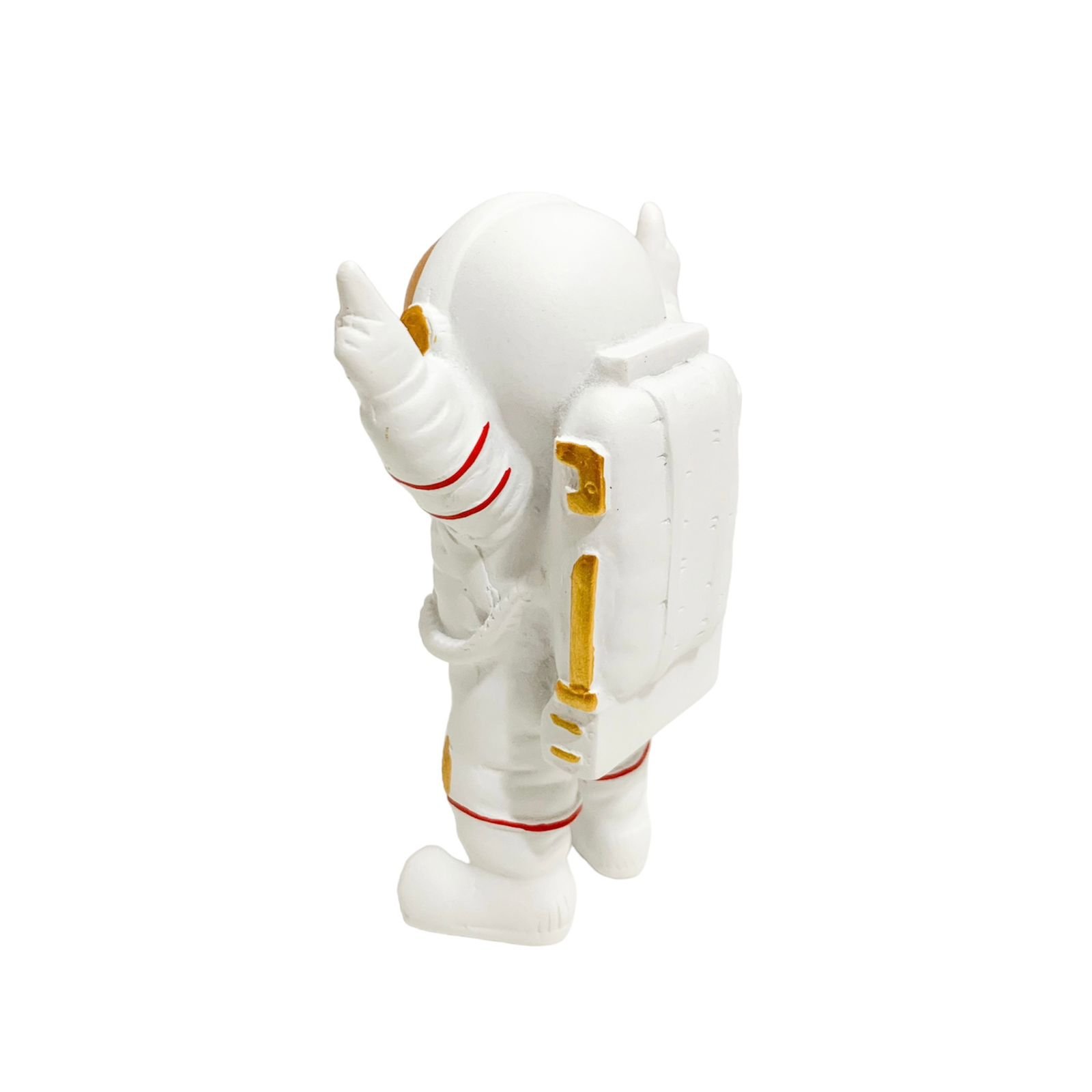 Estátua Astronauta Decorativo Apontando o Céu 10cm em Resina - 3