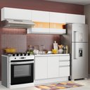 Ver imagem 1 de Armário de Cozinha Compacta 280cm Branco Marina Madesa 01