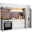 Ver imagem 3 de Armário de Cozinha Compacta 280cm Branco Marina Madesa 01