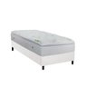 Cama Box Solteiro: Colchão Molas Enadas Luckspuma Master Maxi Dream + Base White(88x188) - 1