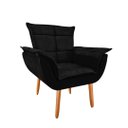 Ver imagem 2 de Poltrona Opala GatMagazine-Suede Preto