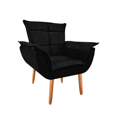 Poltrona Opala GatMagazine-Suede Preto