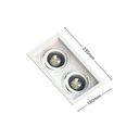 Ver imagem 2 de Spot Embutir Recuado Save Energy 2 Lâmpadas Par 20 Bivolt Branco