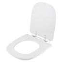 Ver imagem 2 de Assento Sanitário Tampa de Vaso Madeira Mdf Laqueado Ibiza para Bacia Incepa 6lpf - Branco