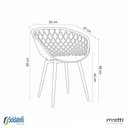Ver imagem 2 de Kit 2 Cadeiras Clarice Várias Cores - Rivatti