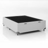 Cama Box Com Baú Casal Sintético Branco 138x188 - 3