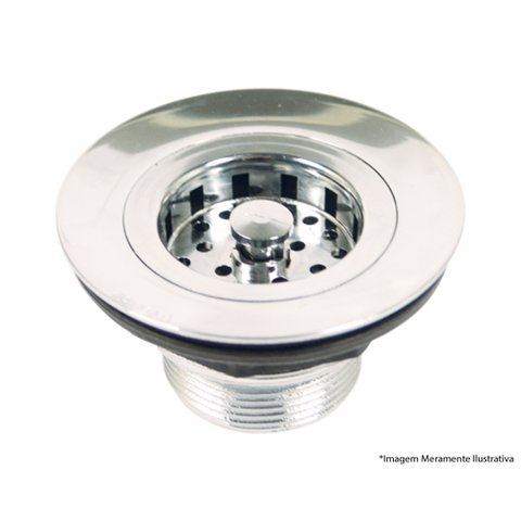 Valvula Americ Abs Crom 3.1/2x1.1/2