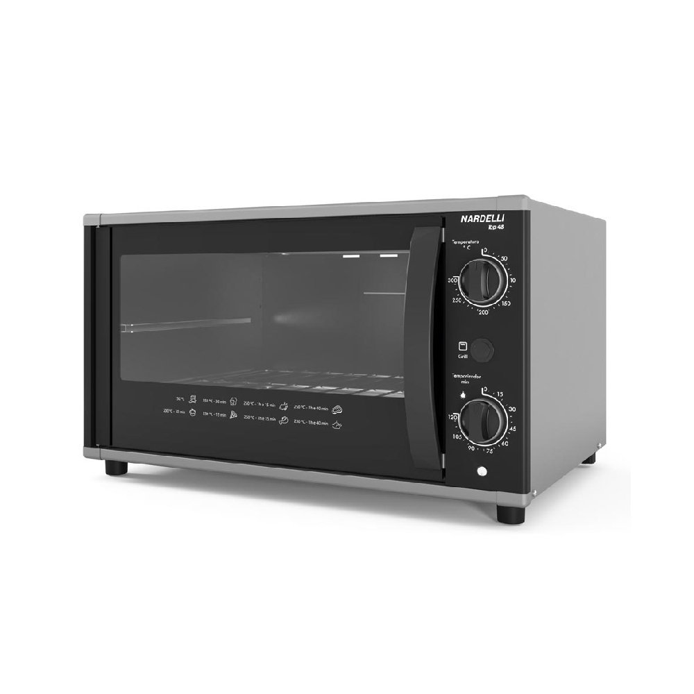 Forno Elétrico de Bancada Nardelli 48L 1750W Top48 Preto