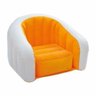 Poltrona Inflável Intex Infantil Sofá Cadeira Laranja 68597 - 1