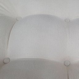 Poltrona Costela com Puff Costela - Linho Bege - Moveis Roperi - 3